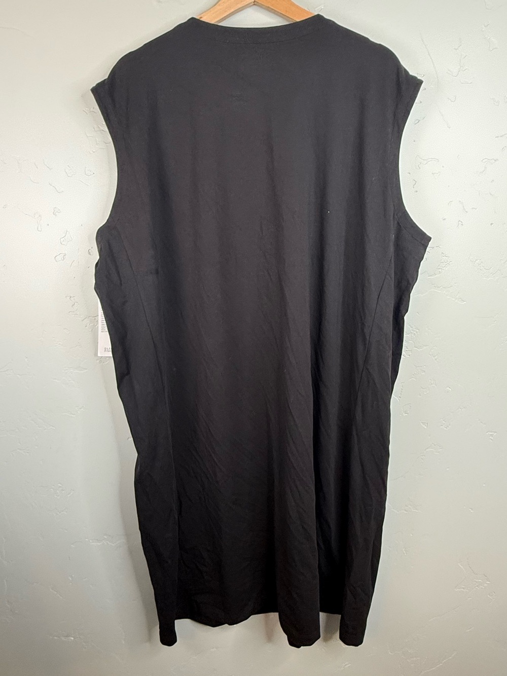 NWT Eileen Fisher Pima Cotton Stretch Jersey Tank Dress w/ Pockets Dress Size 2X - Picture 5 of 11